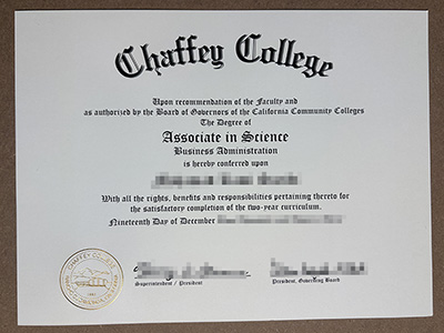 Chaffey College degree