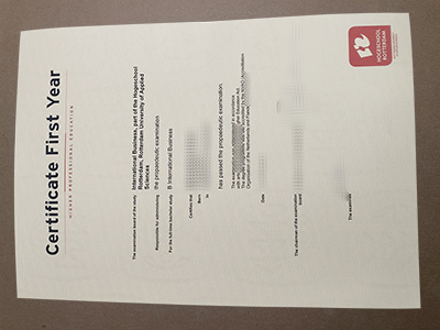 Hogeschool Rotterdam Certificate