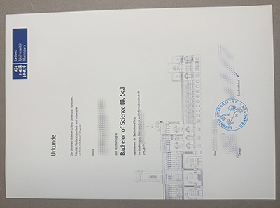 Leibniz University Hannover Urkunde
