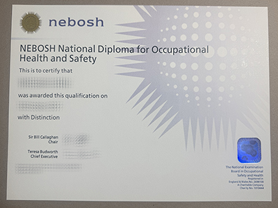 order Nebosh certificate