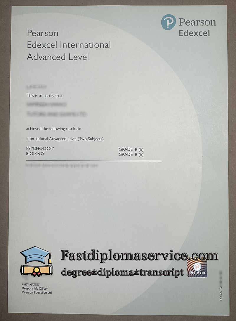 Pearson Edexcel Certificate