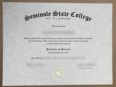 Seminole State College diploma