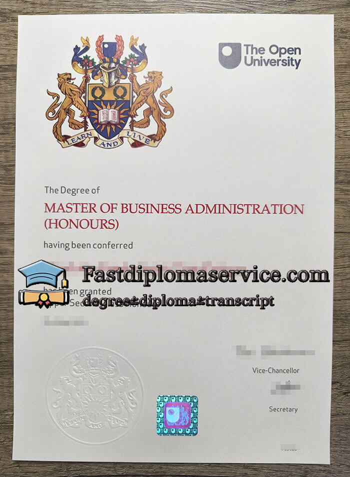 Open University diploma